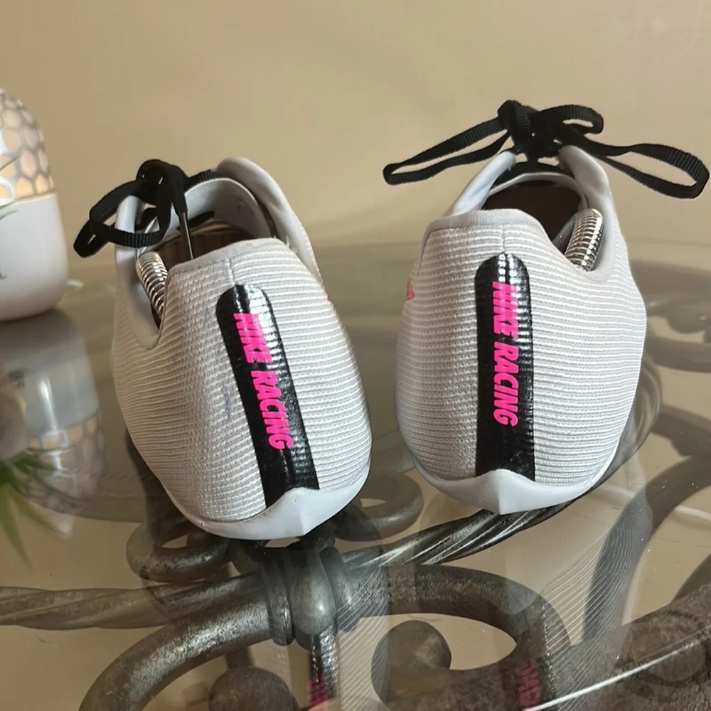 NIKE ZOOM 400 TRACK & FIELD Spikes AA1205-003 Pure Platinum Black Ponk Size 11.5